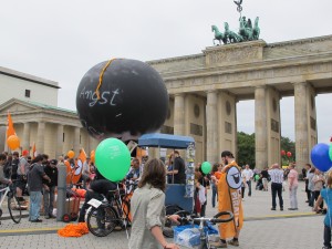 Berlin political rally